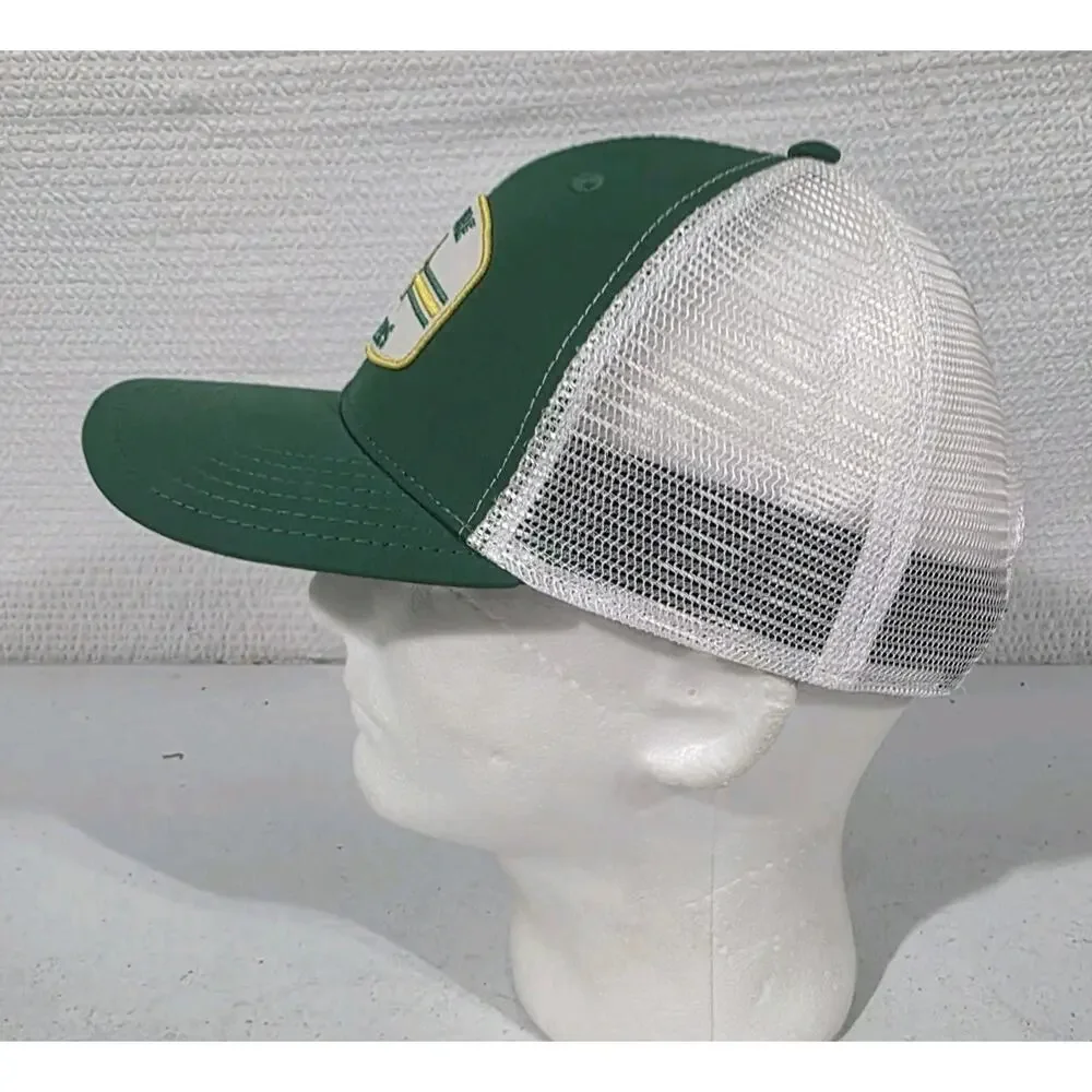 Future Masters Golf Trucker Hat Pukka Green White Mesh Patch Snapback Hat